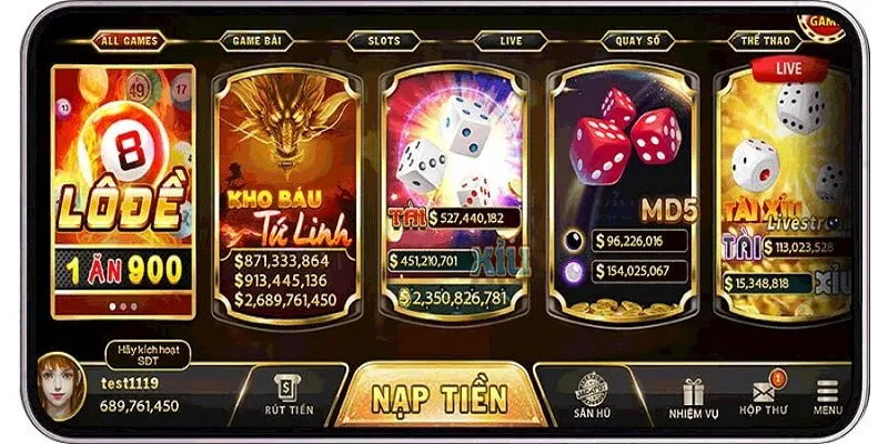 Người chơi không lo nhàm chán khi đến với kho game tại đây